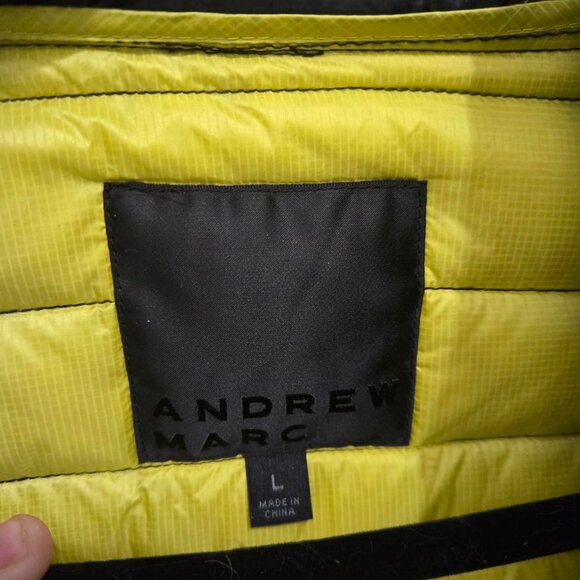 Andrew Marc Fill Quilted Women's Long Coat - Picture 4 of 6